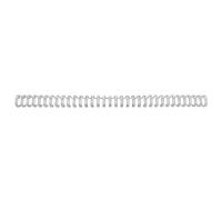 GBC RG8106 espiral metalica | 9,5 mm | plateado | 100 unidades