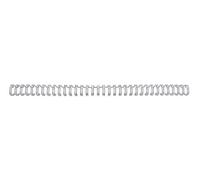 GBC RG810797 - Canutillo 34 anillas paso 3:1 WIRE Nº7 (11 mm) (caja 100) color plata