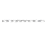 GBC RG810897 - Canutillo 34 anillas paso 3:1 WIRE Nº8 (12.7 mm) (caja 100) color plata
