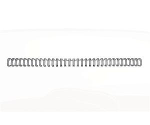 GBC Wire 3:1 Binde de Espiral NO9 14mm A4 negro (100)