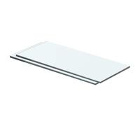 GBCDSWBR 2 baldas de cristal transparente 40 x 12 cm, cristal templado para estante de pared, placa de cristal como base de repuesto para armario y vitrina