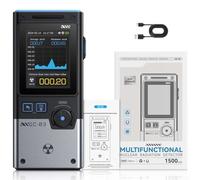 GC-03 - Detector de radiación multifuncional con pantalla de 2.4 pulgadas para potencia real de campo nuclear, eléctrico y campo magnético (negro)