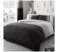 GC GAVENO CAVAILIA Juego de Funda nórdica para Cama de Matrimonio (200 x 200 cm), polialgodón, Color Gris