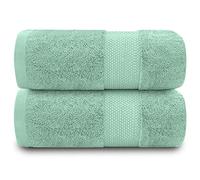 GC GAVENO CAVAILIA Toallas de baño extragrandes, 2 Unidades, 700 g/m², algodón Egipcio de Calidad hotelera, Toallas extragrandes de 100 x 180 cm, Toalla de baño extrasuave, Color Huevo de Pato
