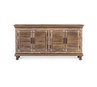 GC GINER & COLOMER Aparador de 4 Puertas en Madera Pintado a Mano