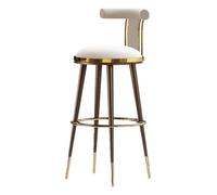GddOGUK Sillas de Bar 2 Juegos de taburetes de Bar con Respaldo tapizado Taburete Alto para Cocina Isla cafetería Pub Bar taburetes Altos