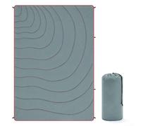 Gdfnmogo Manta impermeable para camping, colcha térmica gruesa para picnic de invierno al aire libre, grande de 55 x 79 pulgadas, tapete portátil para senderismo, playa, viajes