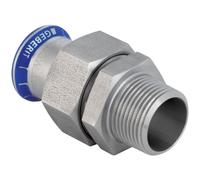 GE Mapress Acero Inoxidable Conector De Transición Con Rosca Externa De D22-R3/4