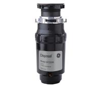GE Triturador de basura de alimentación continua, caballos de fuerza, bueno para moler: fregadero, negro, 1/2 HP sin cable