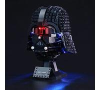 GEAMENT Kit de Luces LED Compatible con Lego Capacete de Darth Vader (Darth Vader Helmet) - Conjunto de luz por Star Wars 75304 (Juego Modelo no Incluido)