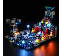 GEAMENT Kit de Luces LED Compatible con Lego Minecraft La Batalla en la Oscuridad Profunda (The Deep Dark Battle) 21246 (Juego Modelo no Incluido)