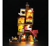 GEAMENT Kit de luz LED para Ataque en la Madriguera de Harry Potter (Attack on The Burrow) - Compatible con LEGO 75980 (Juego Modelo no Incluido)