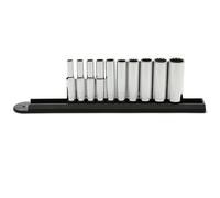 GEARWRENCH 10 piezas 1/4" Drive 12 Pt. Deep Socket Set, SAE - 80309D