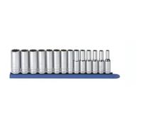 GEARWRENCH 14 piezas 3/8" Drive 12 Pt. Deep Socket Set, Métrico - 80562