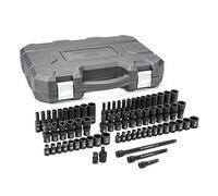 GearWrench 71 Pc. 1/4" Drive 6 Pt. Juego de llaves de impacto universal, estándar y profundo, SAE/métrico - 84903