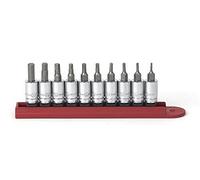 Gearwrench 80323 10 piezas 1/4 pulgadas Drive SAE Hex Bit Socket Set