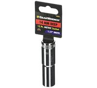 GearWrench 80785 Socket, 12 Point, 1/2 ", 14 mm de profundidad de disco