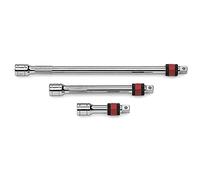 GearWrench 81003 Juego de Extensiones de 1/4"/6,35mm con Bloqueo, 3 pzs. Incluye 2"/50,8mm, 3"/76,2mm & 6"/152,4mm
