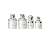 GearWrench 81217 Juego de Adaptadores de Brocas, 4 Piezas, 1/4", 3/8" & 1/2"
