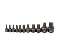 Gearwrench 81560 11 pc. Set de llaves de llave de trinquete llave Torx Insertar, Negro