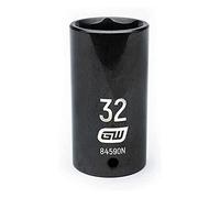 Gearwrench 84590 N 1/2 "Drive 6 Punto Profundo de llaves de vaso (32 mm), color negro