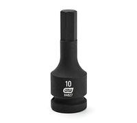 Gearwrench 84627 1/2 "Drive Impacto Puntas hexagonales Llaves de vaso (10 mm, color negro