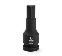 Gearwrench 84630 1/2 "Drive Impacto Puntas hexagonales Llaves de vaso (13 mm), color negro