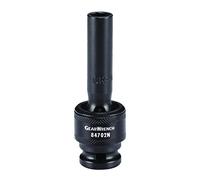GEARWRENCH 84693N - Llave de vaso SAE de impacto universal profunda de 6 puntos de 1/2 pulgada, 7/16 pulgadas, negro