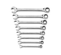 GEARWRENCH 85599 Juego de Llaves combinadas de carraca SAE de 8 Piezas y 12 Puntas con carraca de 72 Dientes