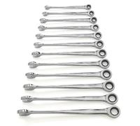 GEARWRENCH 85888 - Juego de llaves combinadas de trinquete XL X-Beam de 12 piezas, métricas