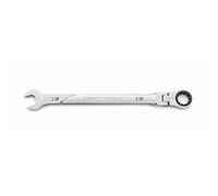 GearWrench 86219 - Llave combinada de trinquete de cabeza flexible universal 120XP de 19 mm