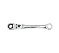 Gearwrench 89042 7/8 "12 Punto 5 Posición de bloqueo Cabeza Flexible llave de trinquete, Negro