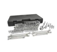 GearWrench 89058 Broca de 1/4", 3/8", 1/2", 6,12 Pt. Estándar, Juego SAE Profundo, 110 Pzs