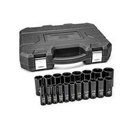 GearWrench Drive Deep SAE Juego de llaves de vaso de impacto, 84934N