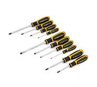 GEARWRENCH Juego de 10 destornilladores Phillips/ranurados/Pozidriv de doble material - 80060H