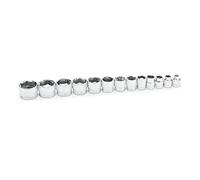 GEARWRENCH Juego de 13 llaves de vaso SAE de 3/8 pulgadas de 6 puntos - 81397