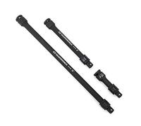 GearWrench Juego de 3 extensiones de bloqueo de impacto de 3/8 pulgadas de 3/8 pulgadas, 3 pulgadas, 6 pulgadas y 12 pulgadas - 84927N, color negro