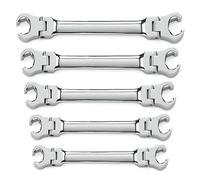 GearWrench Juego de 5 llaves para tuercas de cabeza flexible, SAE - 81910