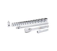 GearWrench Juego de herramientas estándar SAE Mechanics (19 unidades, 1/2", 12 puntos)