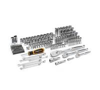 GEARWRENCH Juego de herramientas manuales mecánicas de 185 piezas - 1/10.2 cm, 3/20.3 cm y 1/5.1 cm | 90 dientes | SAE y métrico | GW90MCBMTS