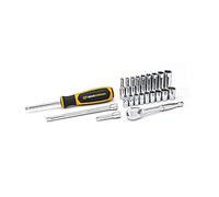 GEARWRENCH Juego de herramientas mecánicas estándar y profundas, SAE - 80325-22 piezas de 6 y 12 puntos
