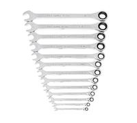 GearWrench Juego de llaves SAE combinadas XL de trinquete 13 piezas, 12 puntos - 85199