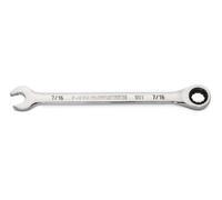 GearWrench Llave combinada de trinquete de 12 puntos con arco oscilante de 4 grados de 7/16 pulgadas - 86944