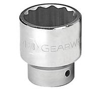 GEARWRENCH Llave de vaso SAE estándar de 3/4 pulgadas de 12 puntos de 1-3/4 pulgadas - 80857