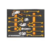 GEARWRENCH PITBULL GWMSPLR01 - Juego de 5 alicates de agarre acolchado en bandeja de almacenamiento de espuma
