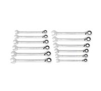 Gearwrench - Set Wr Rat Rev Met 90T, Herramienta, rollo de 12 piezas 8-19 mm (86628)