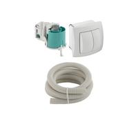 Geberit 115.942.11.1 - Mando neumático empotrable con 2 botones, color gris