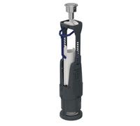 Geberit - Mecanismo De Descarga Geberit Serie 240, Doble Descarga, Recambio De Roca: Cromado Brillante (136.915.21.1)