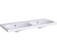 Geberit Acanto lavabo 120x48.2 cm rectangular clásico-para mueble-doble blanco brillante 500.628.01.2