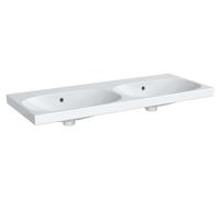 Geberit Acanto lavabo 120x48.2 cm rectangular clásico-para mueble-doble blanco brillante 500.628.01.2